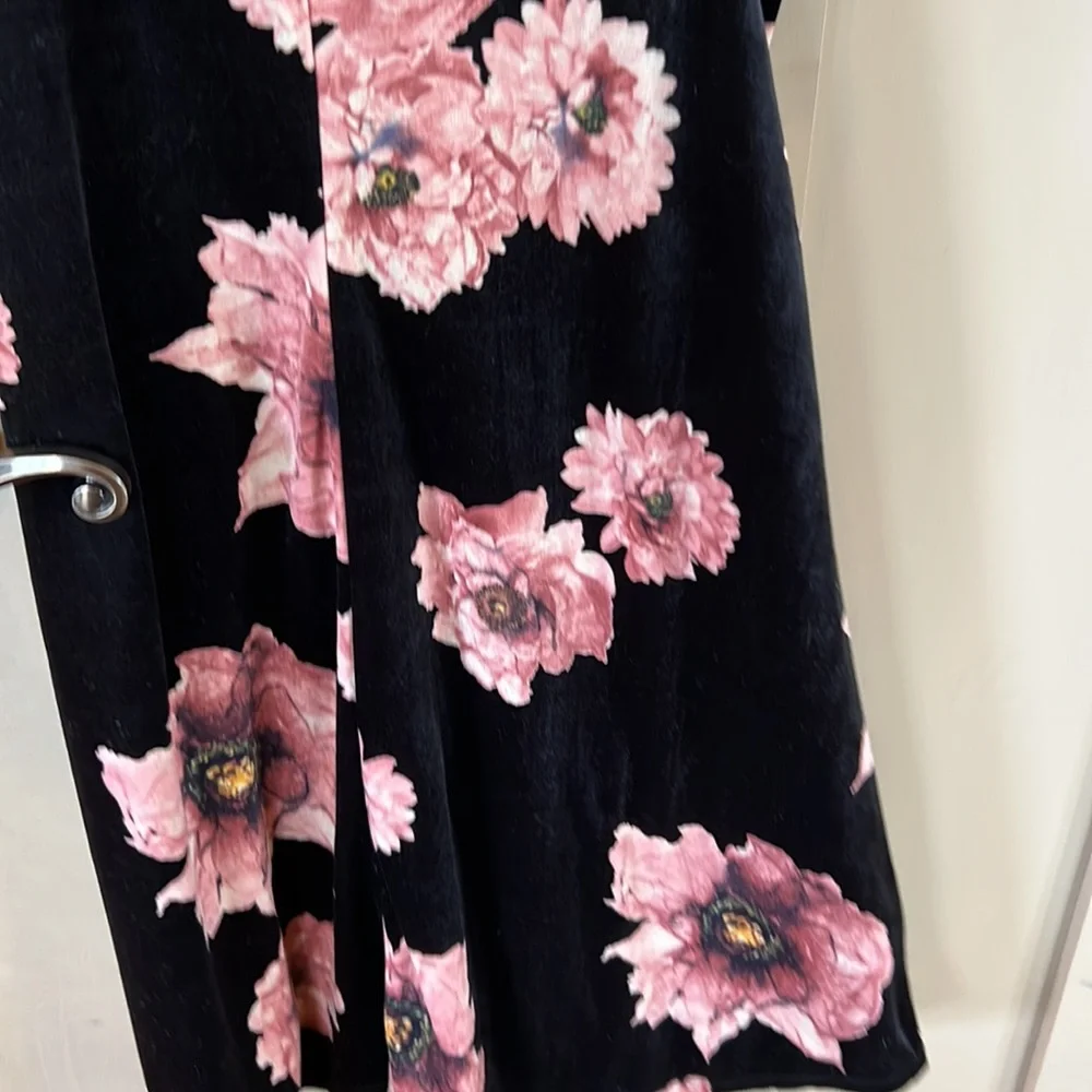 Aqua Dress Bloomingdale’s Choker Sleeveless Floral NEW